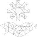 Managed IT Service Icon Hand und Zahnrad