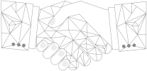 Langfristige Partnerschaften Hände schütteln